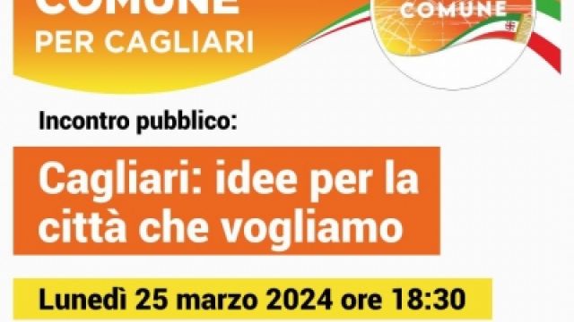 Incontro pubblico Orizzonte Comune a Cagliari