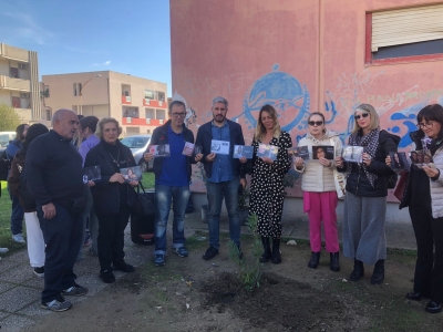 Inaugurato nella sede di via Bixio del liceo artistico e musicale &ldquo;Foiso Fois&rdquo; di Cagliari il Giardino dell&rsquo;arte e dell&rsquo;amore in memoria delle donne vittime di femminicidio