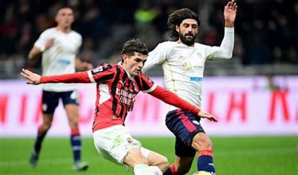 Una fase del match del Meazza