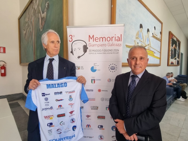 Roma. Palazzo H, presidenza del Coni. Giovanni Malagò e Mario Frongia alla presentazione del Memorial alle testate giornalistiche