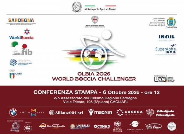Boccia paralimpica, Olbia capitale mondiale: 22 nazioni in gara verso Los Angeles 2028