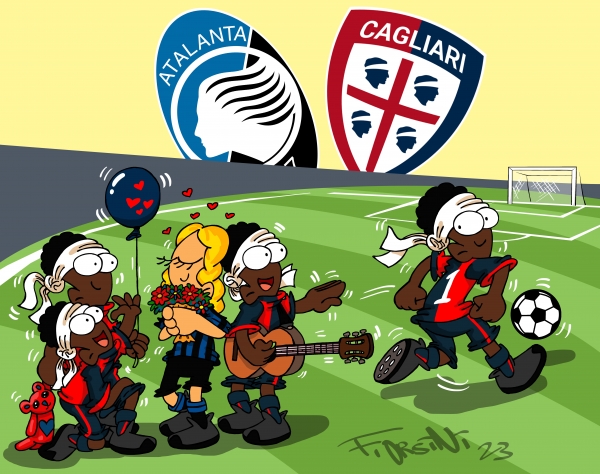 Atalanta-Cagliari, la vignetta del match