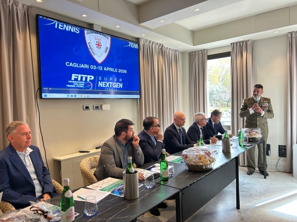 Il futuro del tennis &egrave; Qui: presentato a Cagliari il "Super Next Gen"