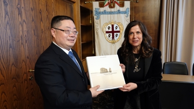 Visita della delegazione cinese del Fujan alla presidente Todde