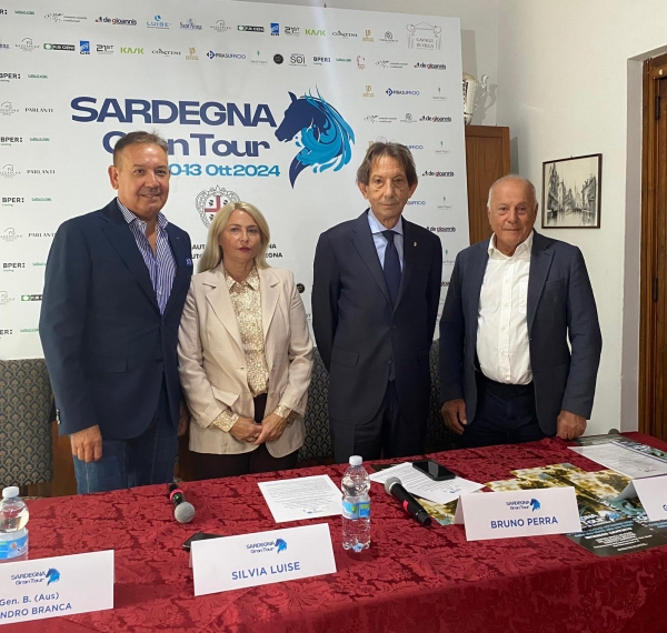 Poker d&#039;assi per il Sardegna grand tour con Sandro Branca, Silvia Luise, Bruno Perra e Giuseppe Luise