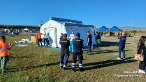 Protezione civile in campo per l&#039;esercitazione della Colonna Mobile