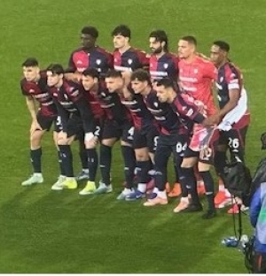 una recente formazione del Cagliari