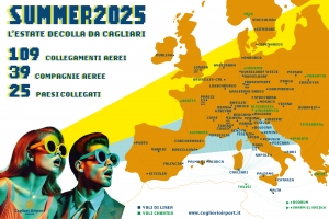 L&rsquo;aeroporto di Cagliari Elmas presenta il programma