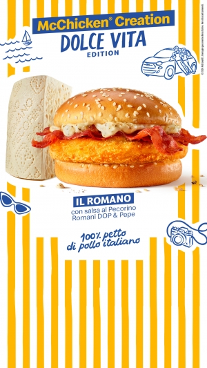 Pecorino Romano DOP e McDonald&rsquo;s, la tradizione incontra le nuove generazioni