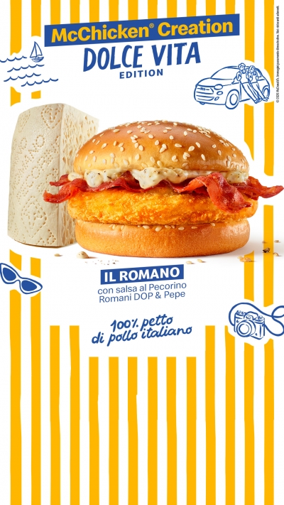 Pecorino Romano DOP e McDonald&rsquo;s, la tradizione incontra le nuove generazioni