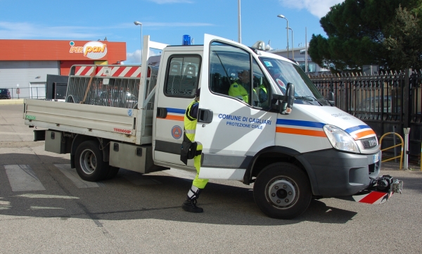 Esercitazione della Colonna Mobile della Protezione Civile del Comune di Cagliari