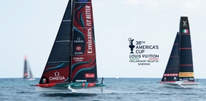 Louis vuitton - 38&ordf; America&rsquo;s cup preliminary regatta sardinia, visita ufficiale del team britannico gb-1. L&rsquo;assessore Cuccureddu: &ldquo;Si intensificano i preparativi per accogliere al meglio i 5 team che si contenderanno il trofeo&rdquo;