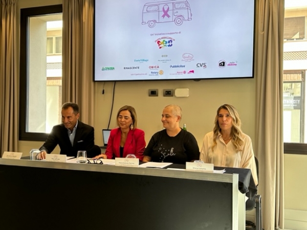 Cagliari. Una fase dei lavori nella sala Castello di Palazzo Doglio. Da sinistra, Domenico Bagal&agrave;, Rita Loffredo, Maria Dolores Palmas ed Eliana Costante