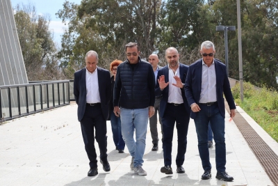 Alghero, sopralluogo dell'assessore Salaris a Porto Conte
