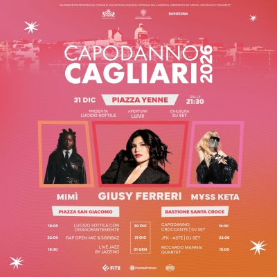 Indicazioni per gli accrediti stampa per Capodanno 2026 a Cagliari