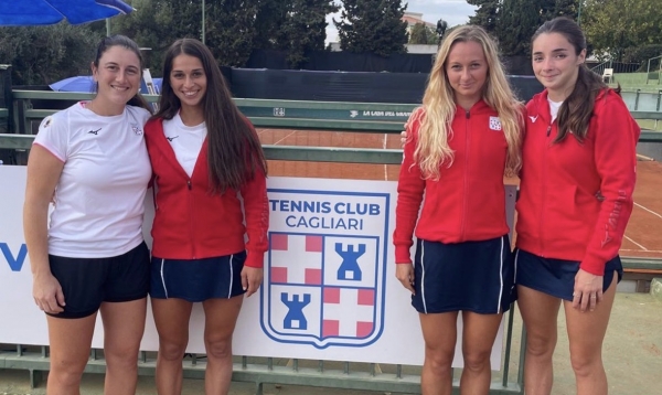 Tennis Club Cagliari pronto per la Serie A1: domenica il debutto, in trasferta a Prato