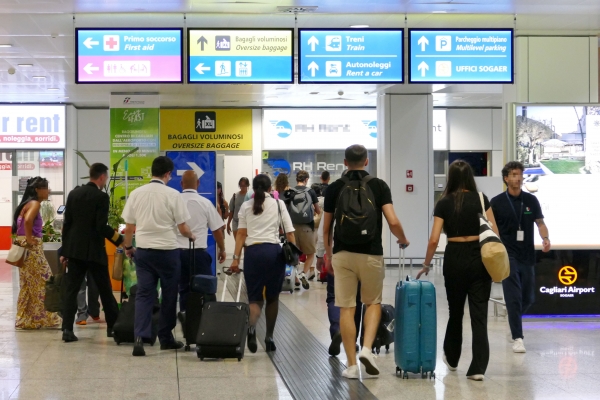 Agosto conferma il trend positivo dell&#039;aeroporto di Cagliari