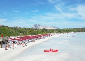 Spiagge della Sardegna. Veduta di San Teodoro