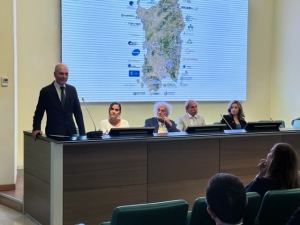 Cagliari. Giacomo Cao nell&#039;intervento all&#039;Auditorium del Banco di Sardegna