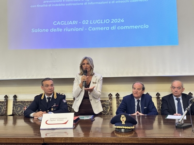 Reati informatici, firmato protocollo d&#039;intesa CCIAA - Polizia di Stato a supporto delle aziende sarde